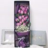 19 Purple Roses Gift Box - Noble Heart | Elegant Floral Gift