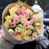 33 Rose Champagne - Amore Eterno 33 Champagne & Pink Roses Bouquet - Eternal Love Floral Gift - 2