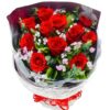 11 Red Roses Bouquet - Eternal Vow | Romantic Flower Gift - 2