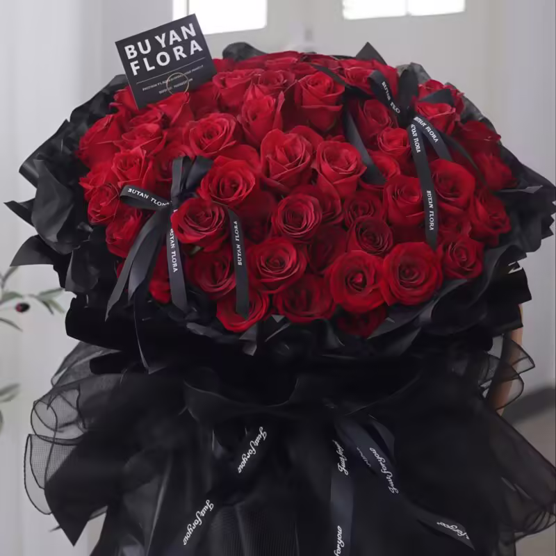99 Red Roses Bouquet - Grand Romance | Luxury Romantic Gift
