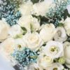 11 White Roses Bouquet - Pure Elegance & Serene Floral Arrangement - 3