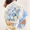 19 Ice Blue Roses Bouquet | Elegant Floral Gift for Special Occasions