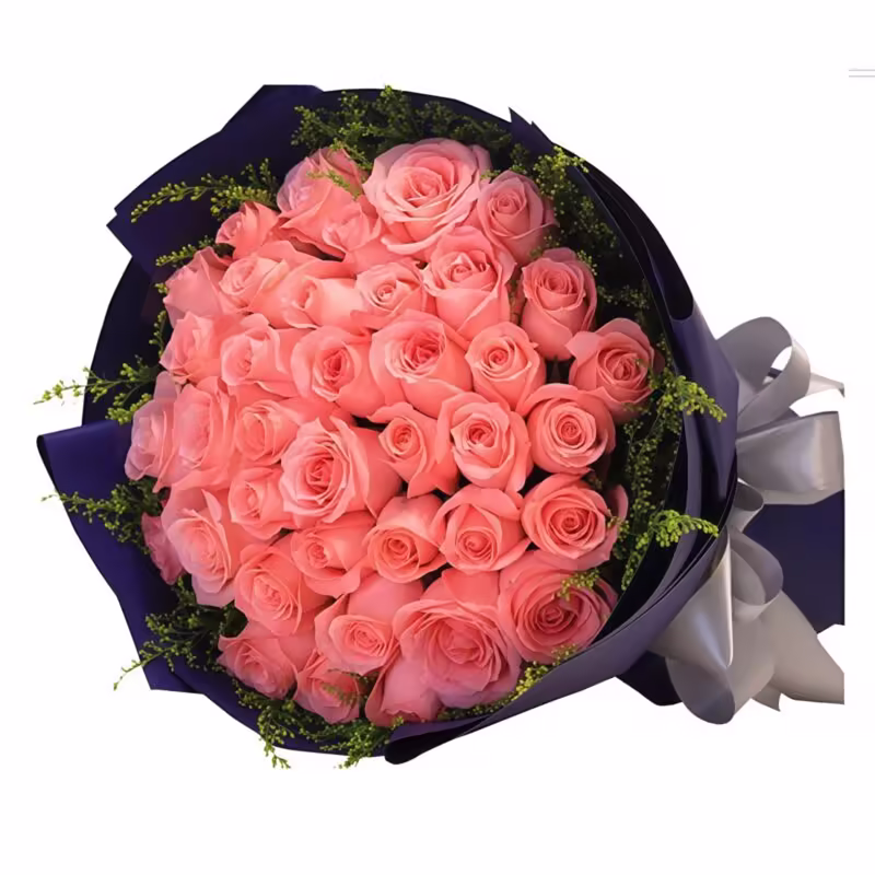 33 Pink Roses Bouquet - Sweet Affection | Elegant Floral Gift - 2
