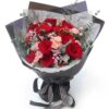 11 Red Roses Bouquet - Timeless Romance | Elegant Floral Gift - 1