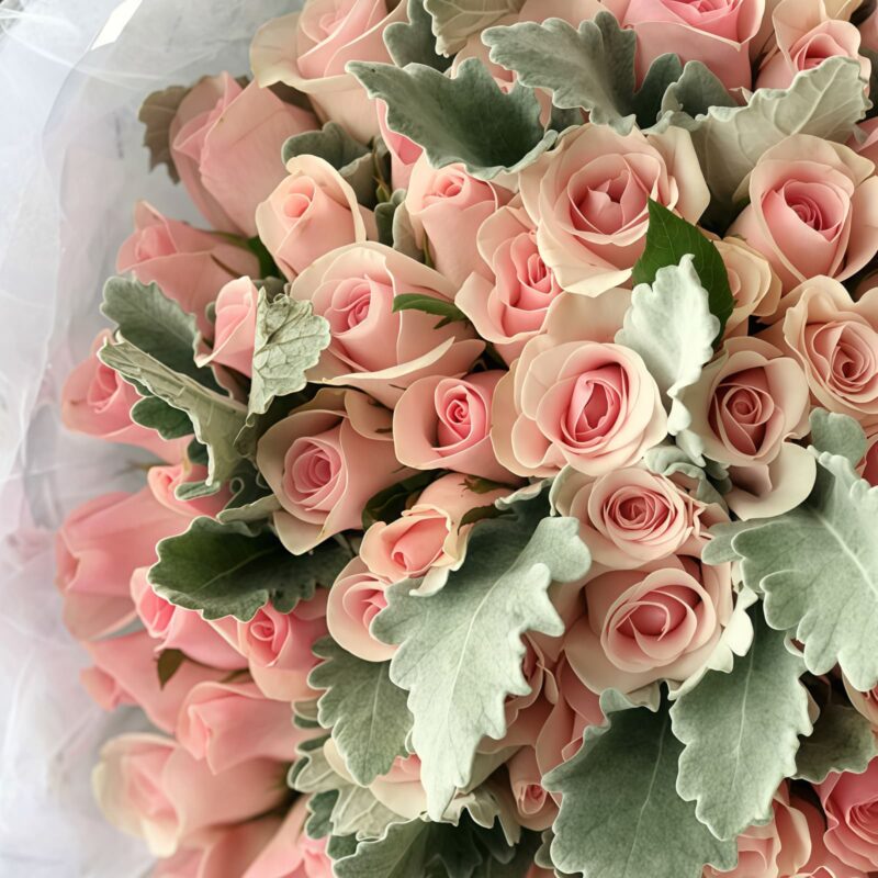 99 Pink Roses Bouquet - Eternal Love | Premium Floral Arrangement - 4