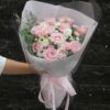 11 Pink Roses Bouquet - Angelic Bloom | Romantic Floral Gift - 4