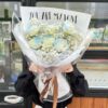 Mazzo di 6 Gipsofile Blu - Notte Stellata Blue Gypsophila Bouquet - Starry Night | Elegant Floral Gift