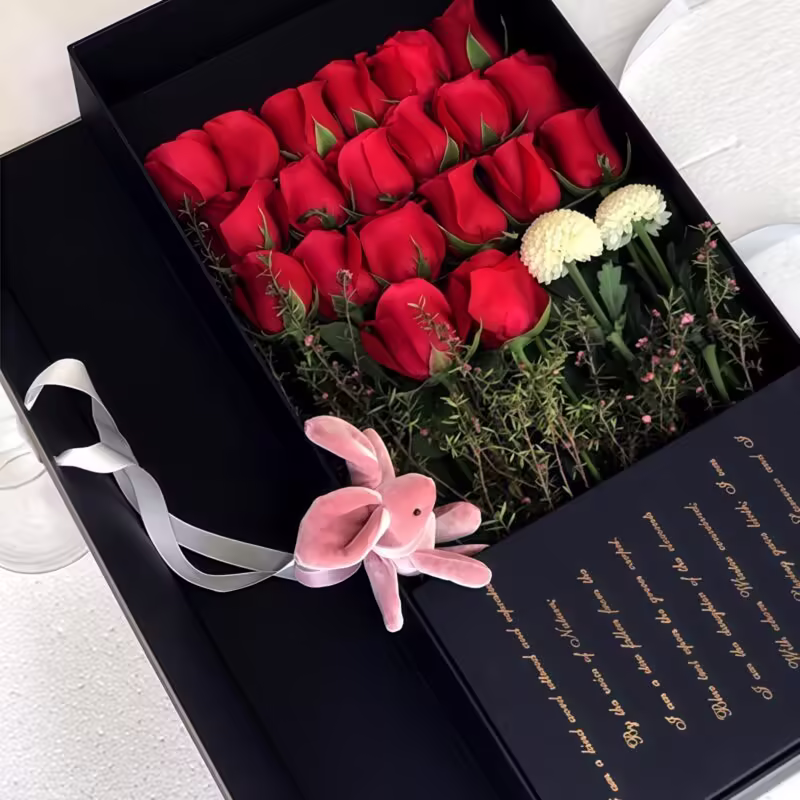 20 Roses Bouquet - Playful Delight | Romantic Gift with Whimsical Touches - 3