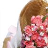 Amore Senza Tempo: Bouquet di 33 Garofani Rosa 33 Pink Carnations Bouquet - Timeless Love & Elegant Floral Gift - 2