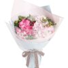 Sweet Melody: Pink Roses & Hydrangea Bouquet | Elegant Floral Gift - 1