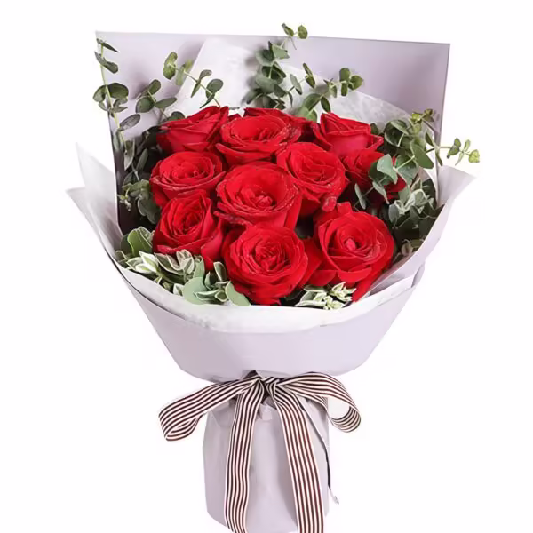 11 Red Roses Bouquet - Classic Love - 1 11 Red Roses Bouquet - Classic Love & Elegant Floral Arrangement - 1