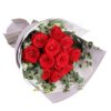 11 Red Roses Bouquet - Classic Love & Elegant Floral Arrangement - 2
