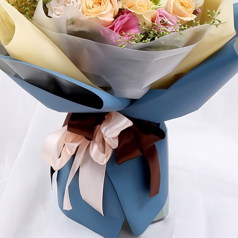 10 Mixed Roses Bouquet - Gentle Affection | Elegant Floral Gift - 2