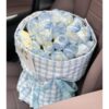19 Ice Blue Roses Bouquet - Gentle Whisper | Luxurious Floral Gift