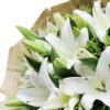 19 White Lilies Bouquet - Eternal Happiness & Elegant Floral Gift - 4