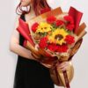 Timeless Appreciation: 11 Red Carnations Bouquets | Elegant Floral Gifts - 1