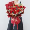 Timeless Appreciation: 11 Red Carnations Bouquets | Elegant Floral Gifts - 2