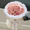19 Cappuccino Roses Bouquet | Vintage Coffee Aesthetic Floral Gift