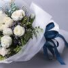 12 White Roses Bouquet - Celestial Beauty | Elegant Floral Gift - 3