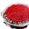 99 Red Roses Bouquet - Ultimate Devotion for Romantic Occasions - 2