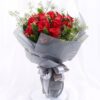 11 Red Roses Bouquet - Radiant Grace | Romantic Floral Gift - 1