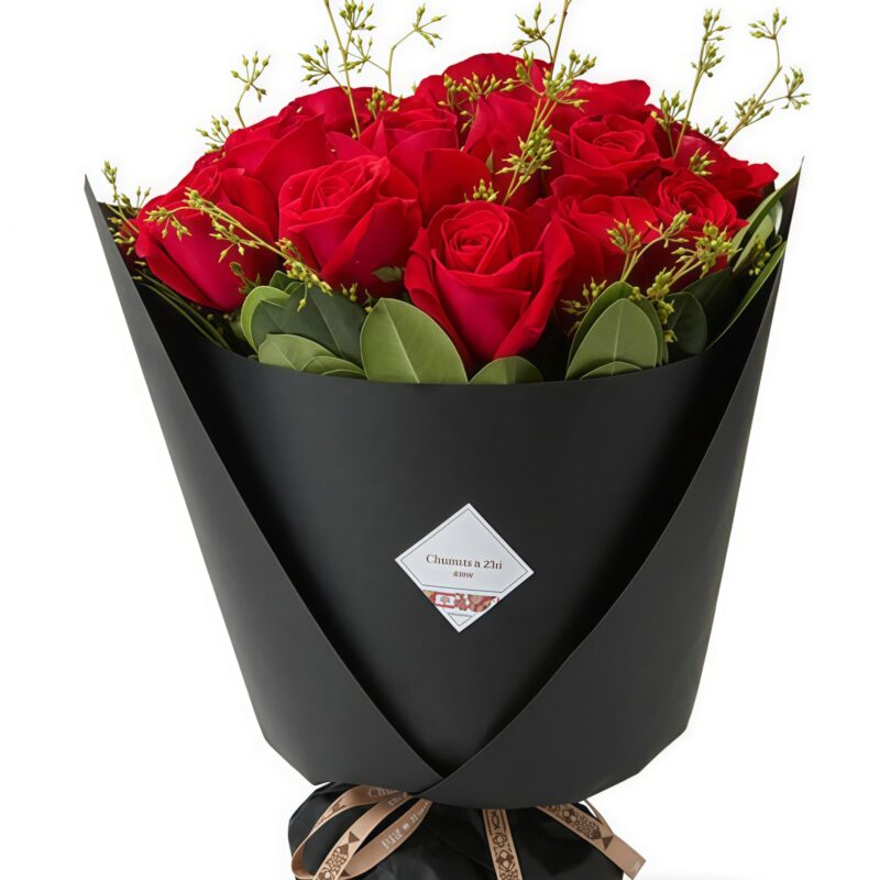 19 Red Roses Bouquet - Timeless Romance for Anniversaries & Love - 2