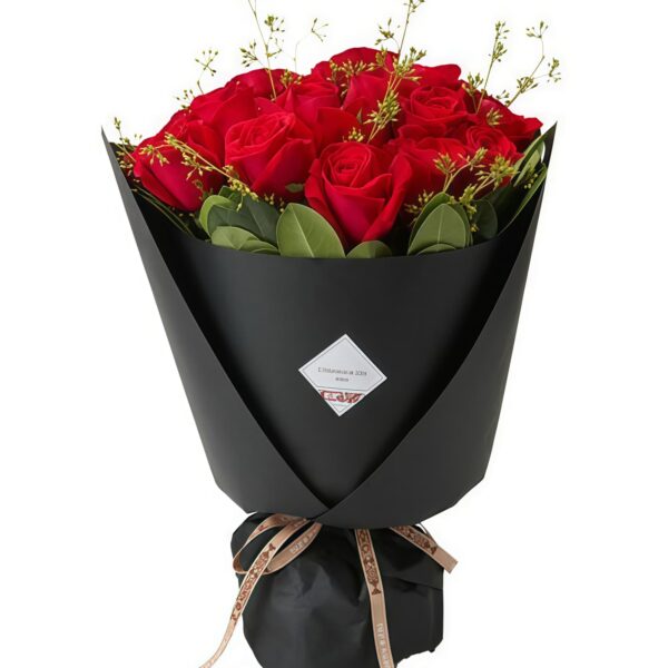 19 Rose Rosse: L'Eleganza dell'Amore Eterno
