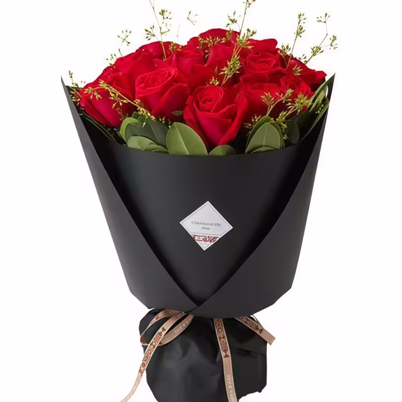19 Red Roses Bouquet - Timeless Romance for Anniversaries & Love - 1