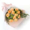 Gentle Breeze: 11 Champagne Roses and Daisies Bouquet - 3