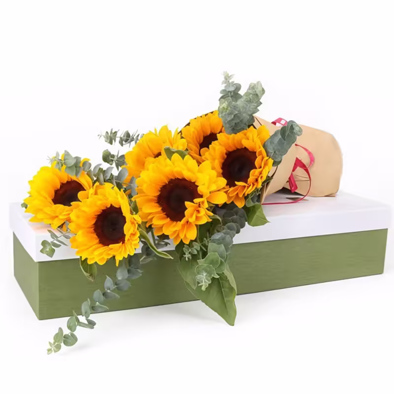 6 Sunflowers Bouquet - Sunny Joy | Vibrant Floral Gift - 2