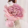 Bouquet di Gypsophila Rosa - Sogno Delicato Pink Baby's Breath Bouquet - Soft Dream | Elegant Floral Gift