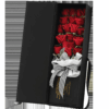 19 Black Magic Roses Bouquet - Elegant Eternal Devotion Gift - 1