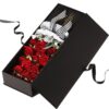 19 Black Magic Roses Bouquet - Elegant Eternal Devotion Gift - 2