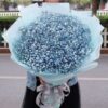 Sogni Celesti: Bouquet di Gypsophila Blu Blue Baby's Breath Bouquet - Celestial Dreams | Elegant Floral Gift