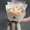 19 Champagne Roses Bouquet - Pure Affection | Elegant Floral Gift - 2