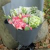 Elsa Rose & Green Hydrangea Bouquet - Love Letter Floral Gift - 3
