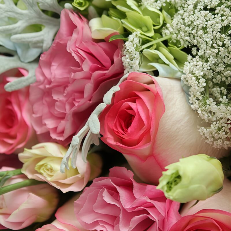 Elsa Rose & Green Hydrangea Bouquet - Love Letter Floral Gift - 4