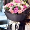 33 Stems Mixed Roses & Tulips Bouquet | Vibrant Season Floral Arrangement - 4