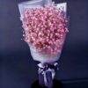 Pink and Blue Baby's Breath Bouquet - Sweet Romance Floral Gift - 3