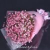 Pink and Blue Baby's Breath Bouquet - Sweet Romance Floral Gift - 1
