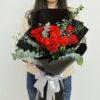 11 Red Roses Bouquet - Pure Joy | Romantic Floral Gift - 1