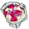 33 Multi-Color Roses Bouquet | Vibrant Assorted Flower Arrangement - 3