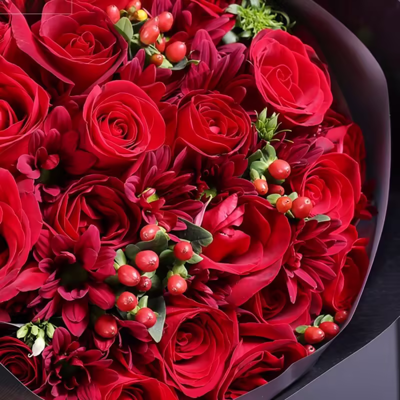 19 Red Roses Bouquet - Better Together | Romantic Floral Gift - 2