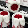7 Red Roses Rabbit Ears Bouquet | Playful Ruby Romantic Gift
