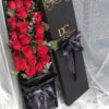 19 Premium Roses Box - Devoted Protection | Elegant Floral Gift