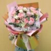 Pink Rose Mixed Bouquet - Sweet Innocence | Elegant Floral Gift