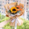 Sunflower and Rose Bouquet - Golden Hour | Bright Floral Arrangement