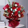11 Red Roses Bouquet - Everlasting Warmth | Romantic Floral Gift