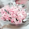 99 Pink Roses Bouquet - Strawberry Dream | Romantic Floral Gift - 5