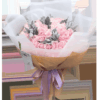 99 Pink Roses Bouquet - Strawberry Dream | Romantic Floral Gift - 1
